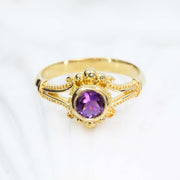 Amethyst Classical Ring