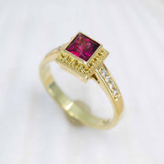 Rubellite Tourmaline Ring