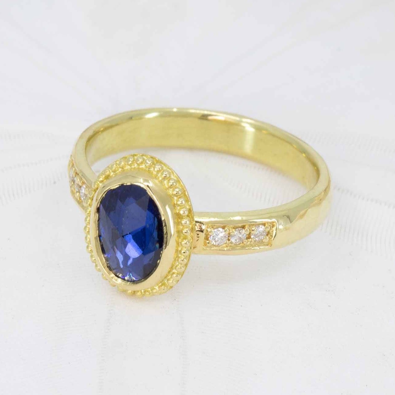 Blue Sapphire Treasure Ring