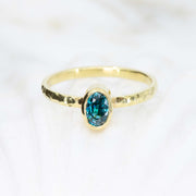 Ocean-Blue Zircon High Seas Ring