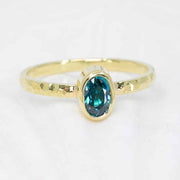 Ocean-Blue Zircon High Seas Ring