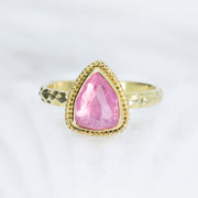 Pink Tourmaline Treasure Ring