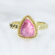 Pink Tourmaline Treasure Ring