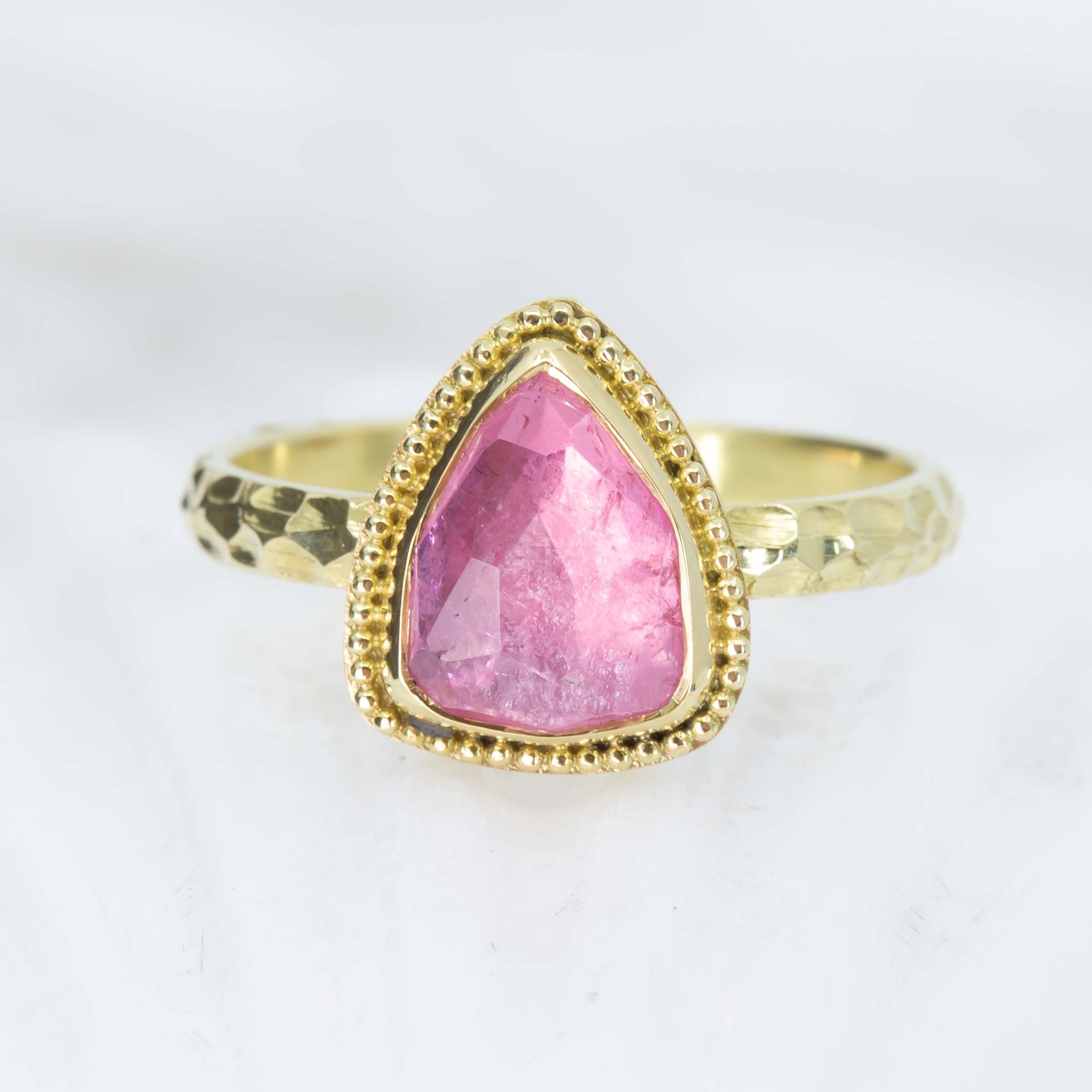 Pink Tourmaline Treasure Ring