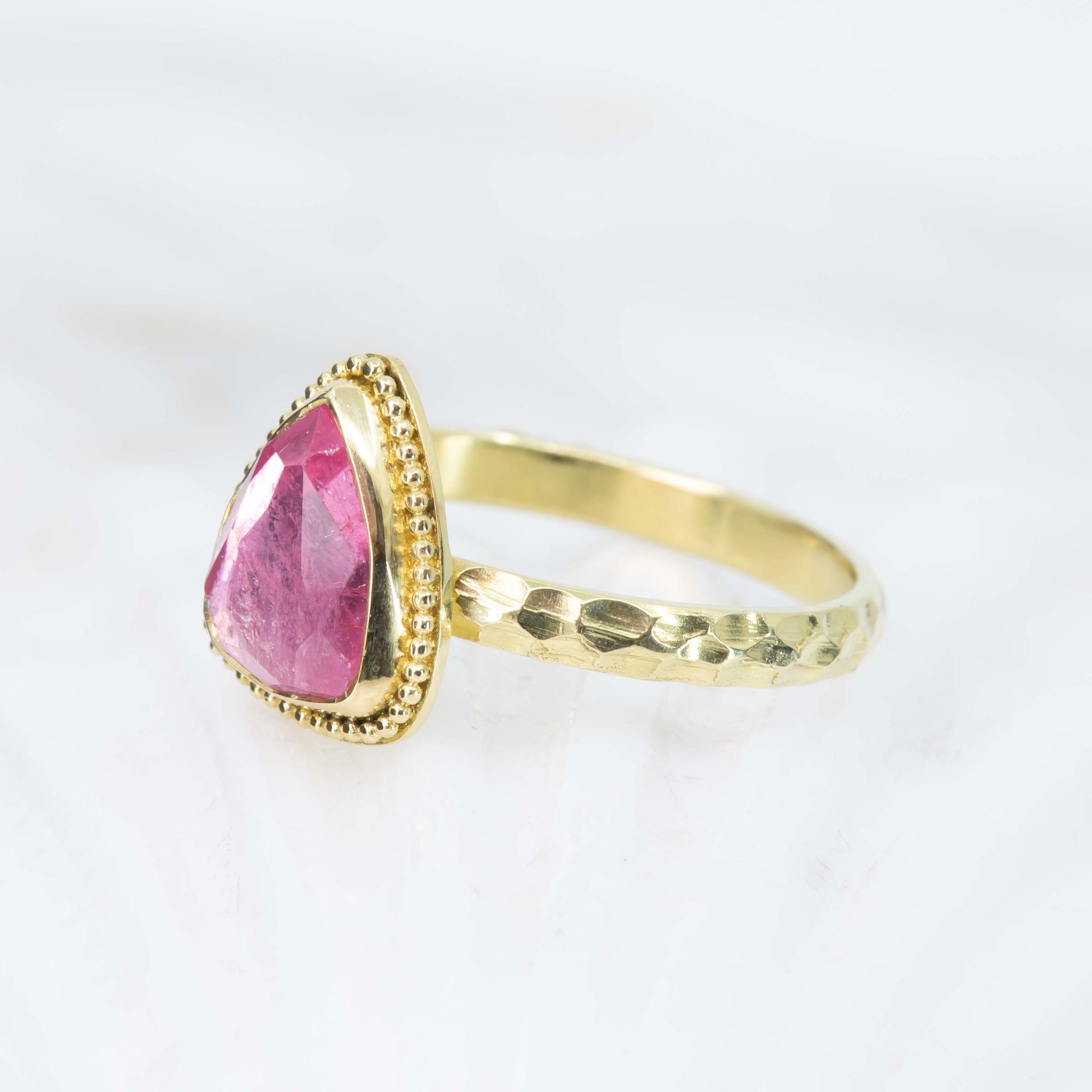 Pink Tourmaline Treasure Ring
