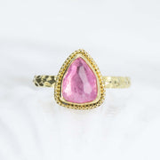 Pink Tourmaline Treasure Ring