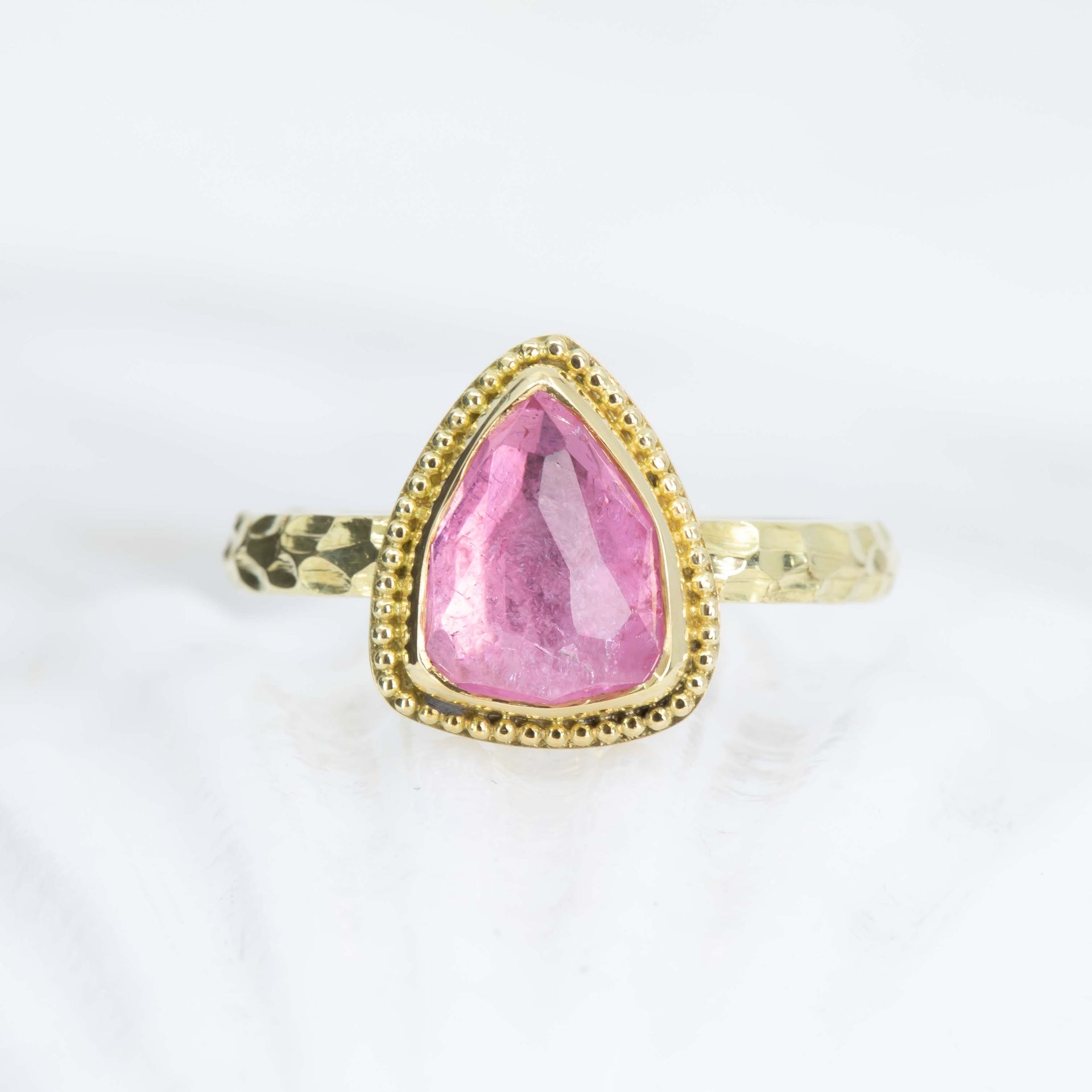Pink Tourmaline Treasure Ring