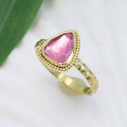 Pink Tourmaline Treasure Ring