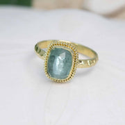 High seas sea foam tourmaline ring