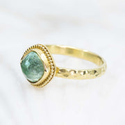 High seas seafoam-green tourmaline ring