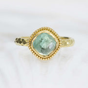 High seas seafoam-green tourmaline ring