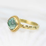 High seas seafoam-green tourmaline ring