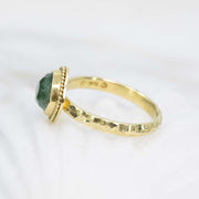 High seas seafoam-green tourmaline ring