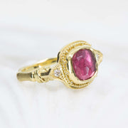 Pink Tourmaline Island Castaway Ring