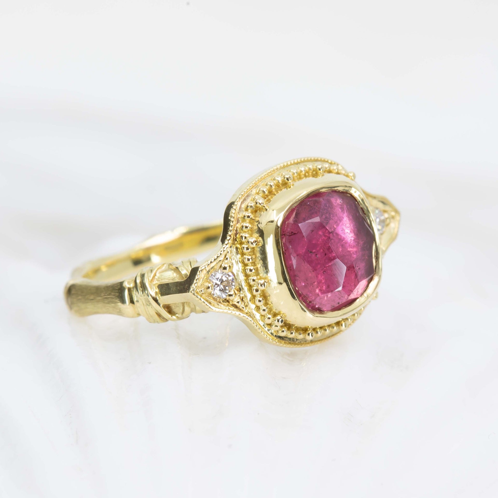 Pink Tourmaline Island Castaway Ring