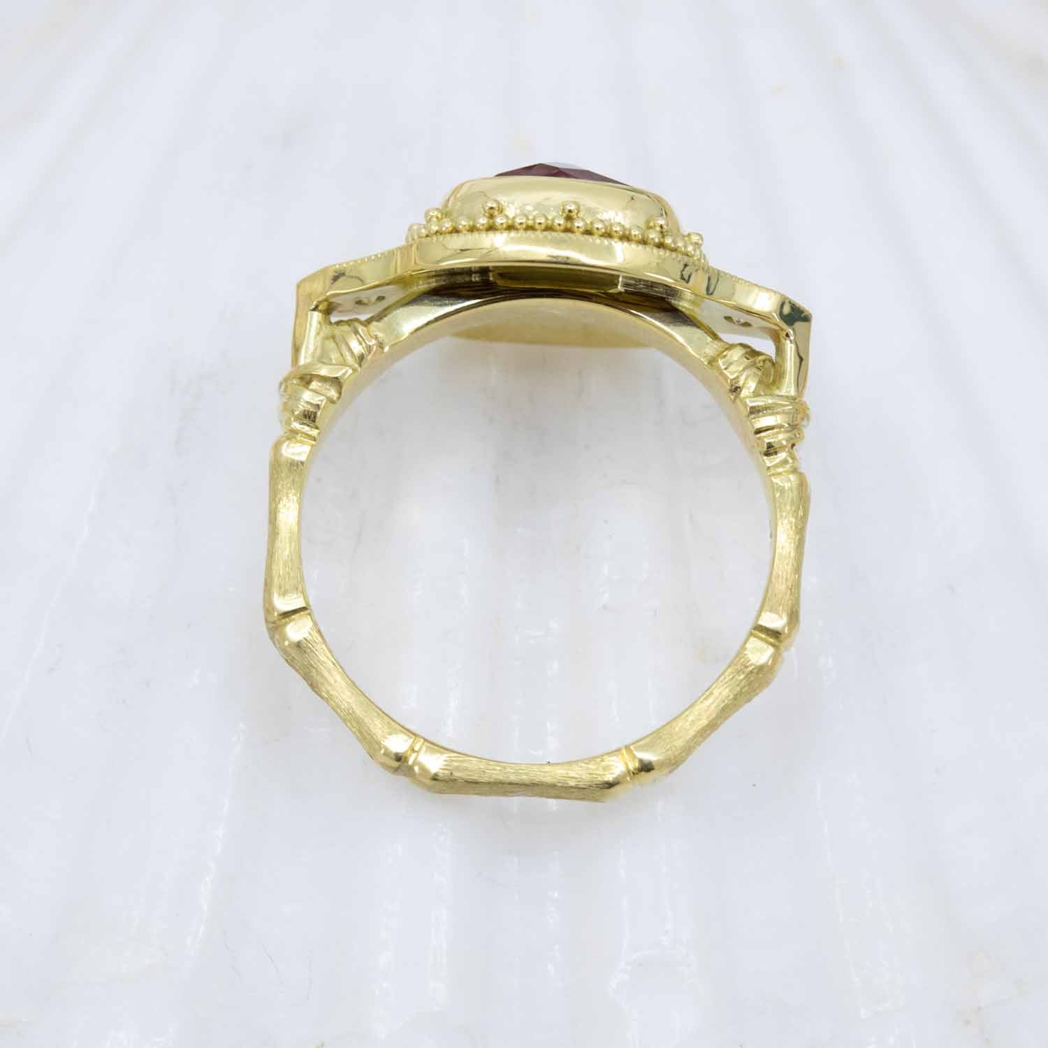 Pink Tourmaline Island Castaway Ring