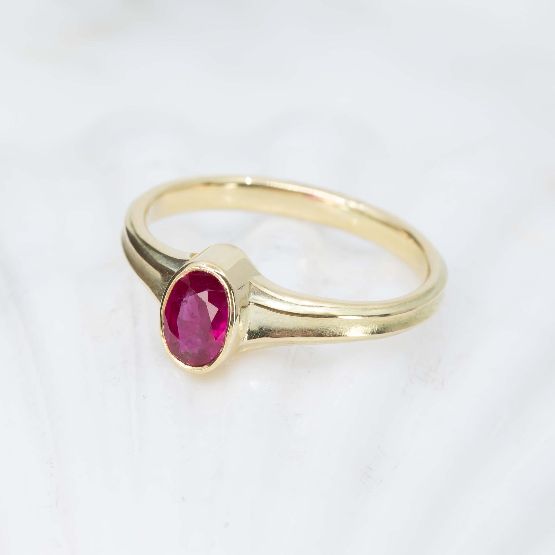 Shipwrecked Atlantis Ruby Ring