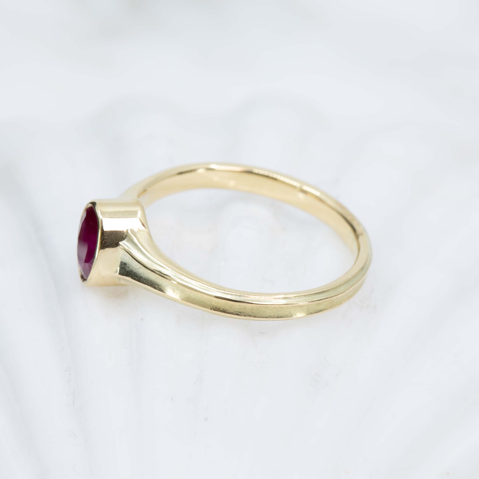 Shipwrecked Atlantis Ruby Ring
