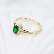 Shipwrecked Atlantis Tsavorite Garnet Ring