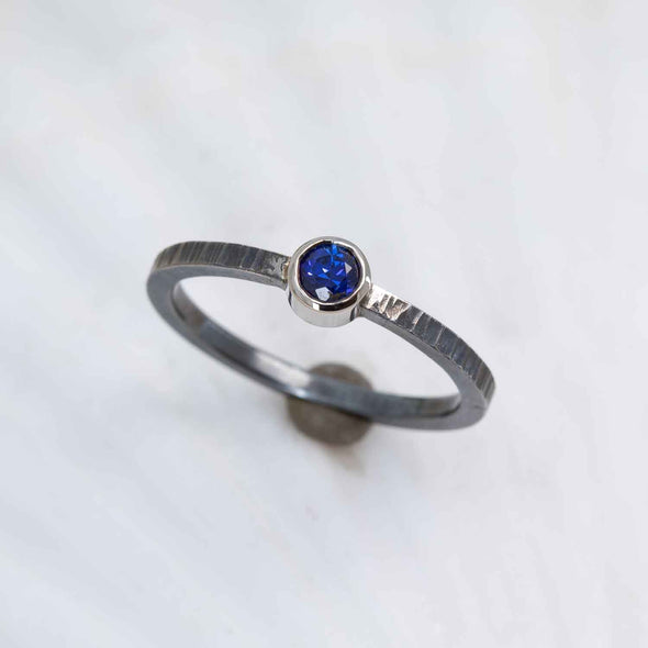 Blue Sapphire Marianas Ring