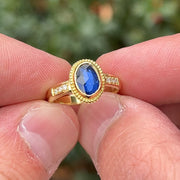 Blue Sapphire Treasure Ring