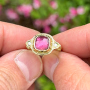 Pink Tourmaline Island Castaway Ring
