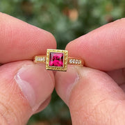 Rubellite Tourmaline Ring