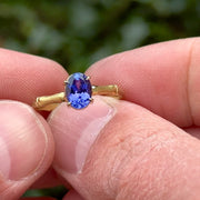 Bamboo Tanzanite Ring