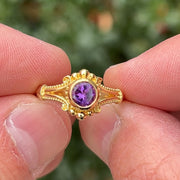 Amethyst Classical Ring