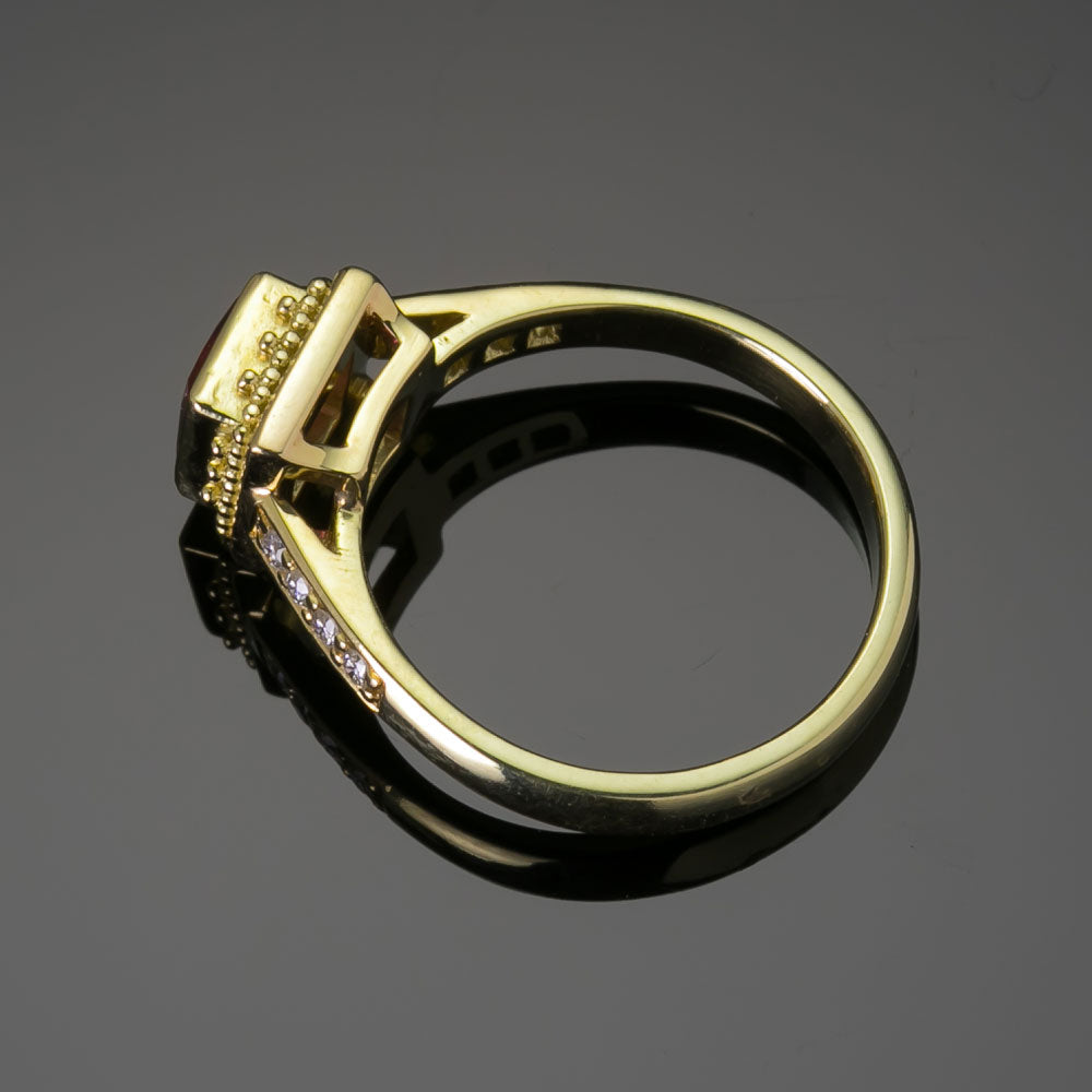 Rubellite Tourmaline Ring