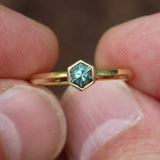 Blue Sapphire Solitaire