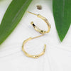 Bamboo earrings in 18K Treasure Gold
