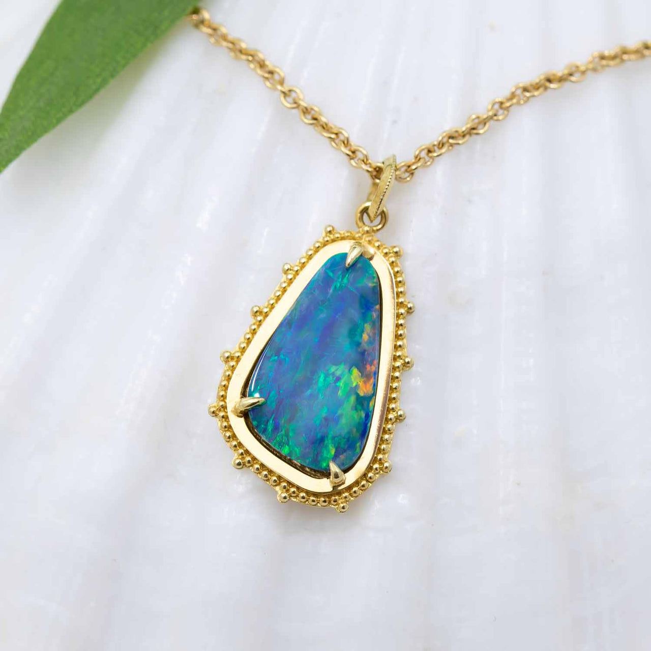 Tropical Seas Opal Pendant