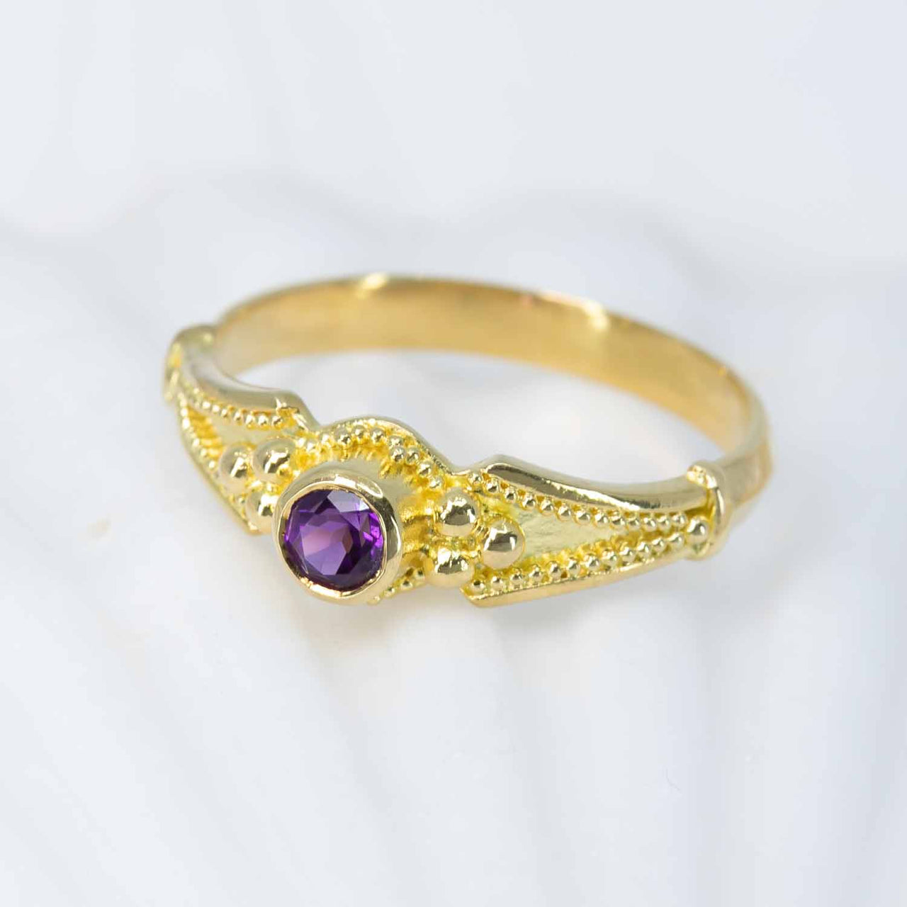 Amethyst Classical Ring