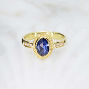 Blue Sapphire Treasure Ring