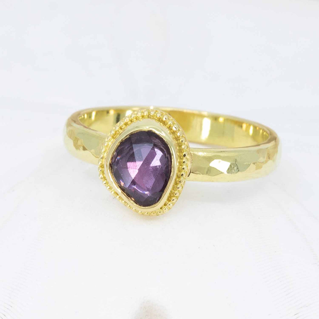 Rose-Cut Pink Sapphire Ring