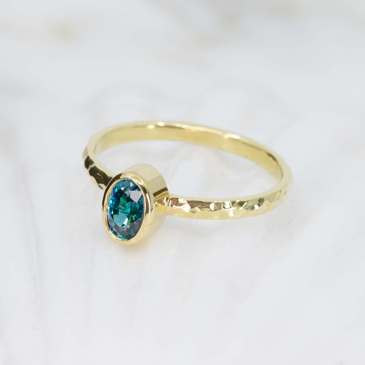 Ocean-Blue Zircon High Seas Ring