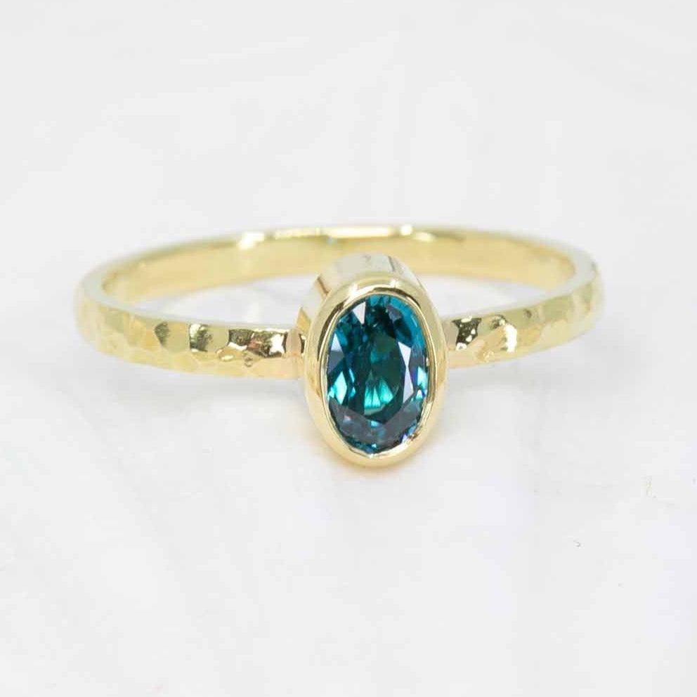 Blue Zircon High Seas Ring