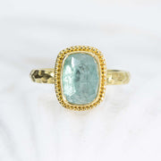 High seas sea foam tourmaline ring