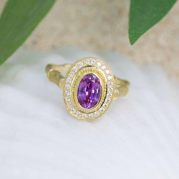 Pink Sapphire Tropical Dream Ring