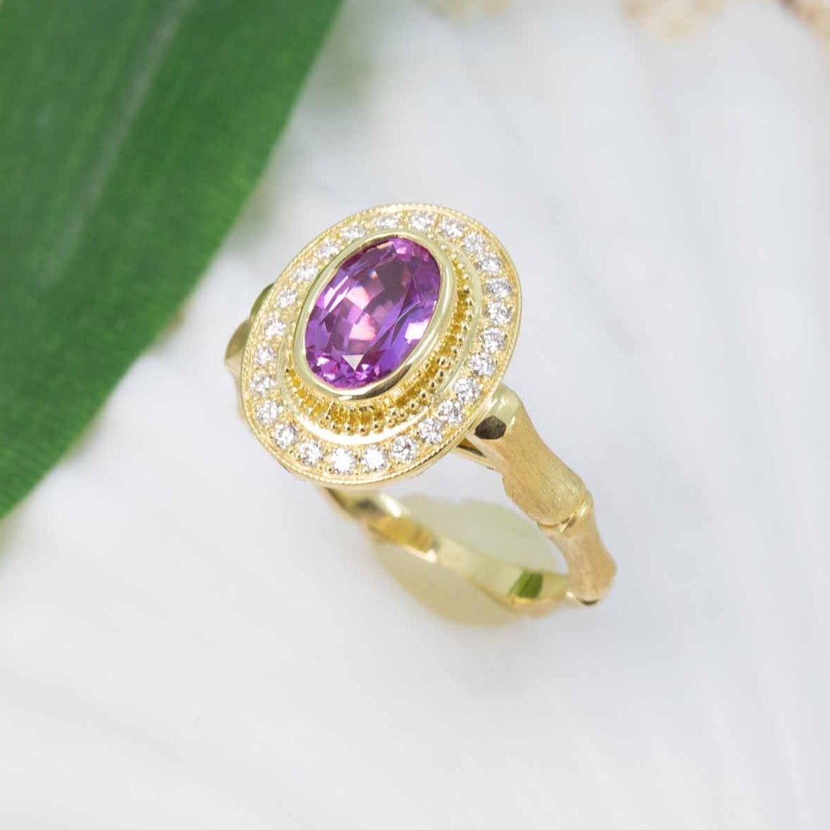 Pink Sapphire Tropical Dream Ring