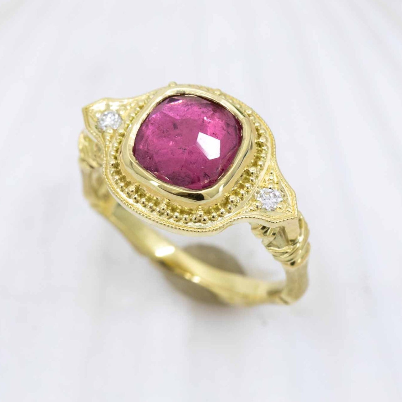 Pink Tourmaline Island Castaway Ring