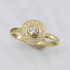 18K Treasure Gold diamond jewel ring