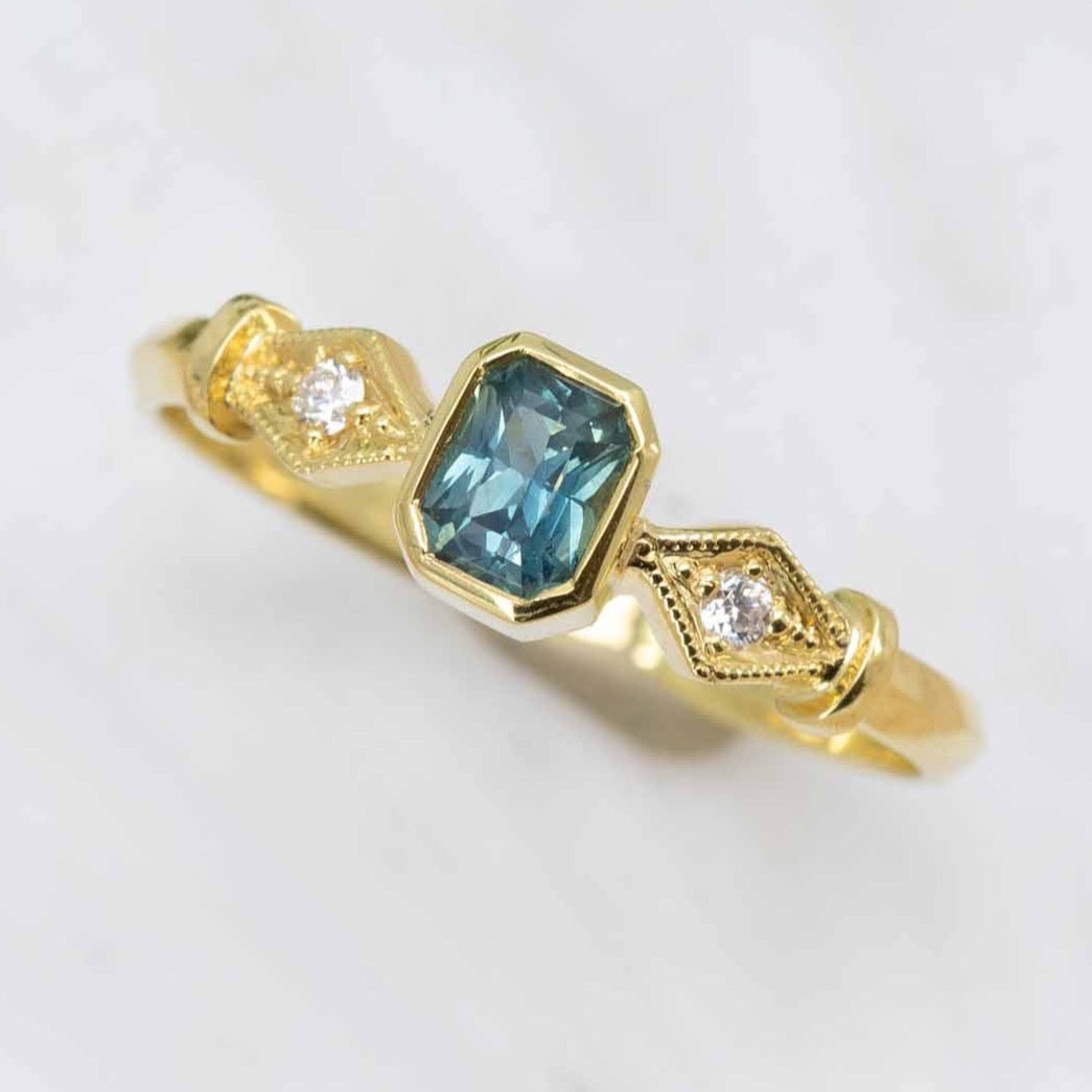 Sapphire Bermuda Ring