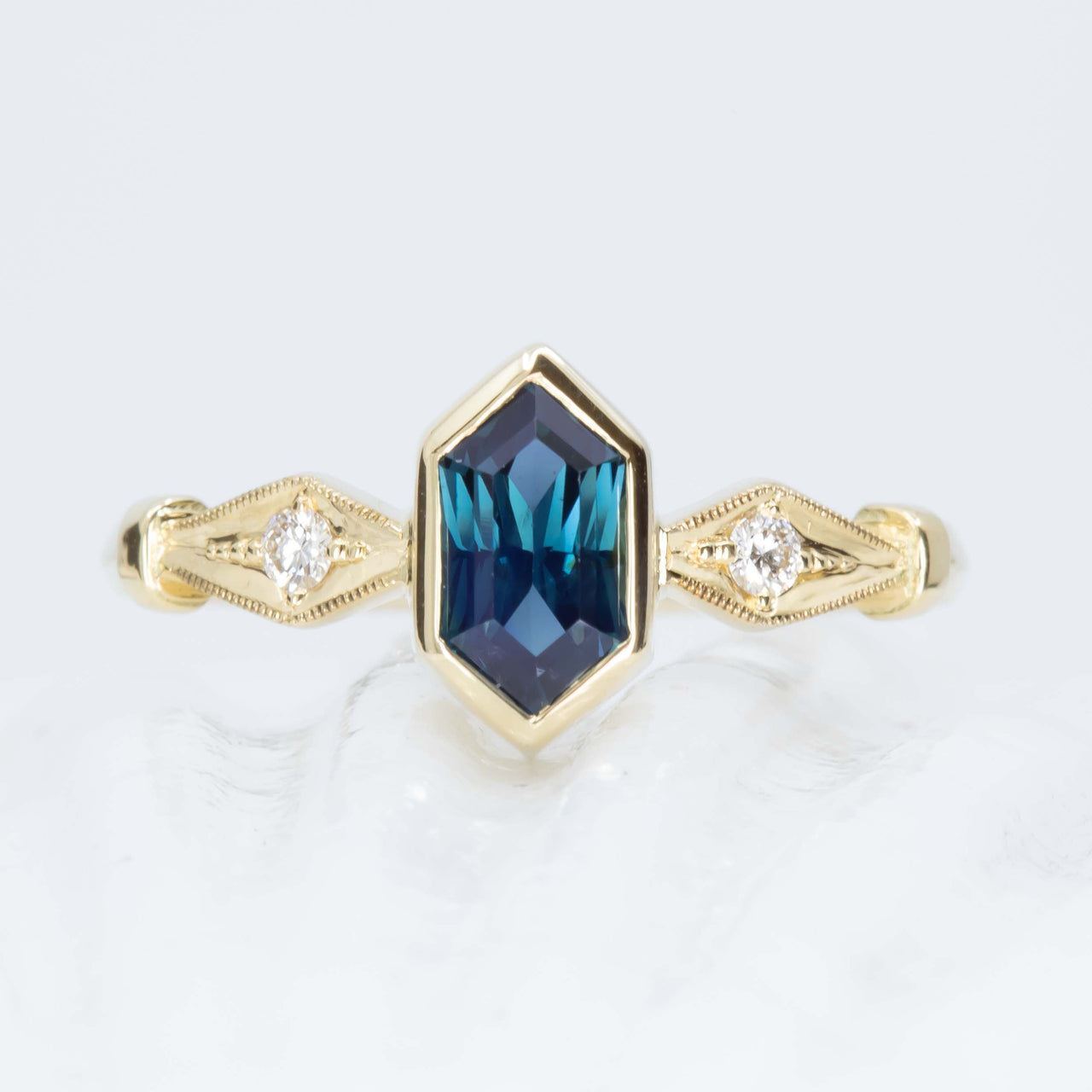 St. Barts Ring - 1.32ct Abyss-Blue Sapphire