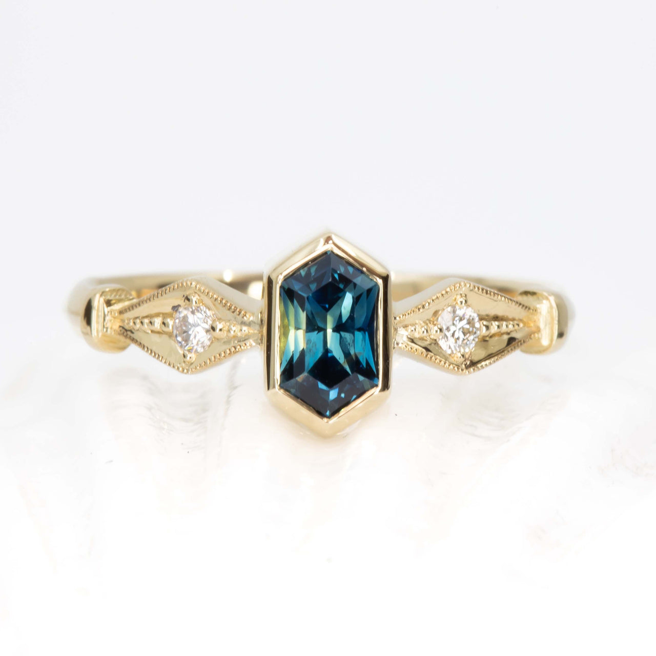 St. Barts Ring - 1.09ct Abyss-Blue Sapphire