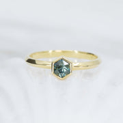 Blue Sapphire Solitaire