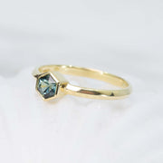 Blue Sapphire Solitaire