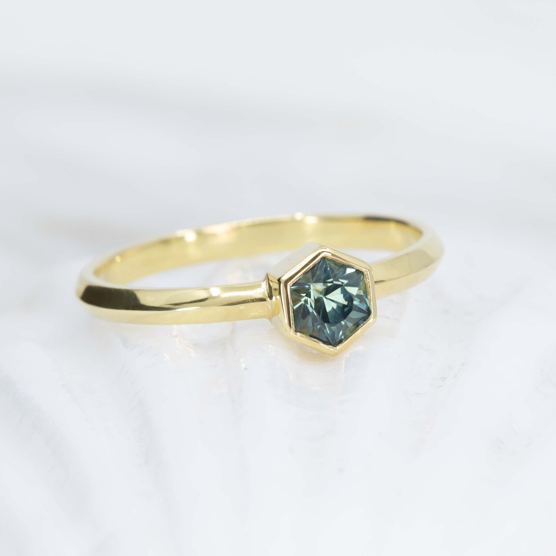 Blue Sapphire Solitaire