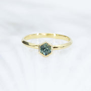 Blue Sapphire Solitaire